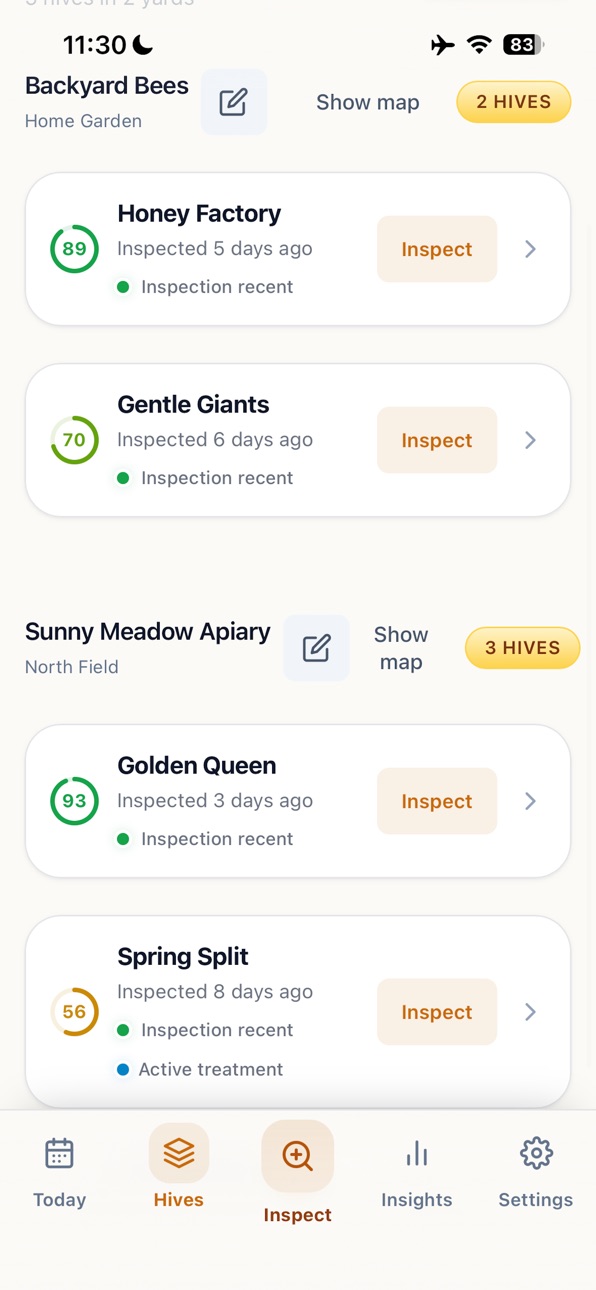 iPhone screenshot