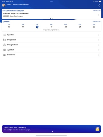 UYAP Mobil iPad screenshot 1