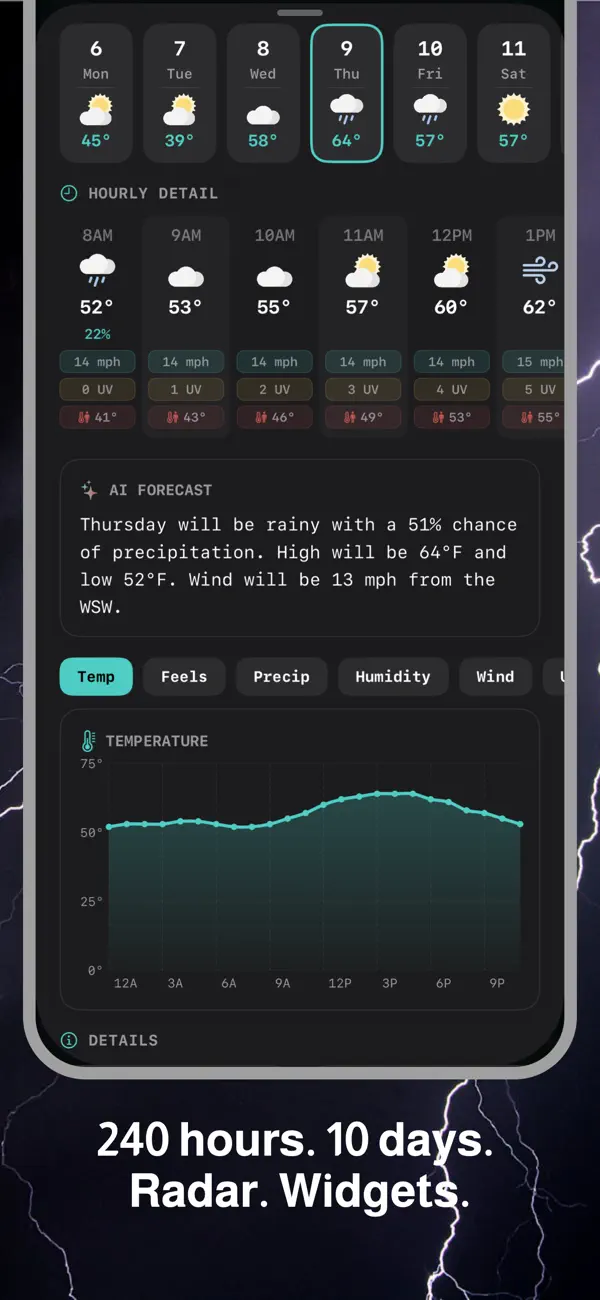 MetaWeather: Weather Forecasts Screenshot 2