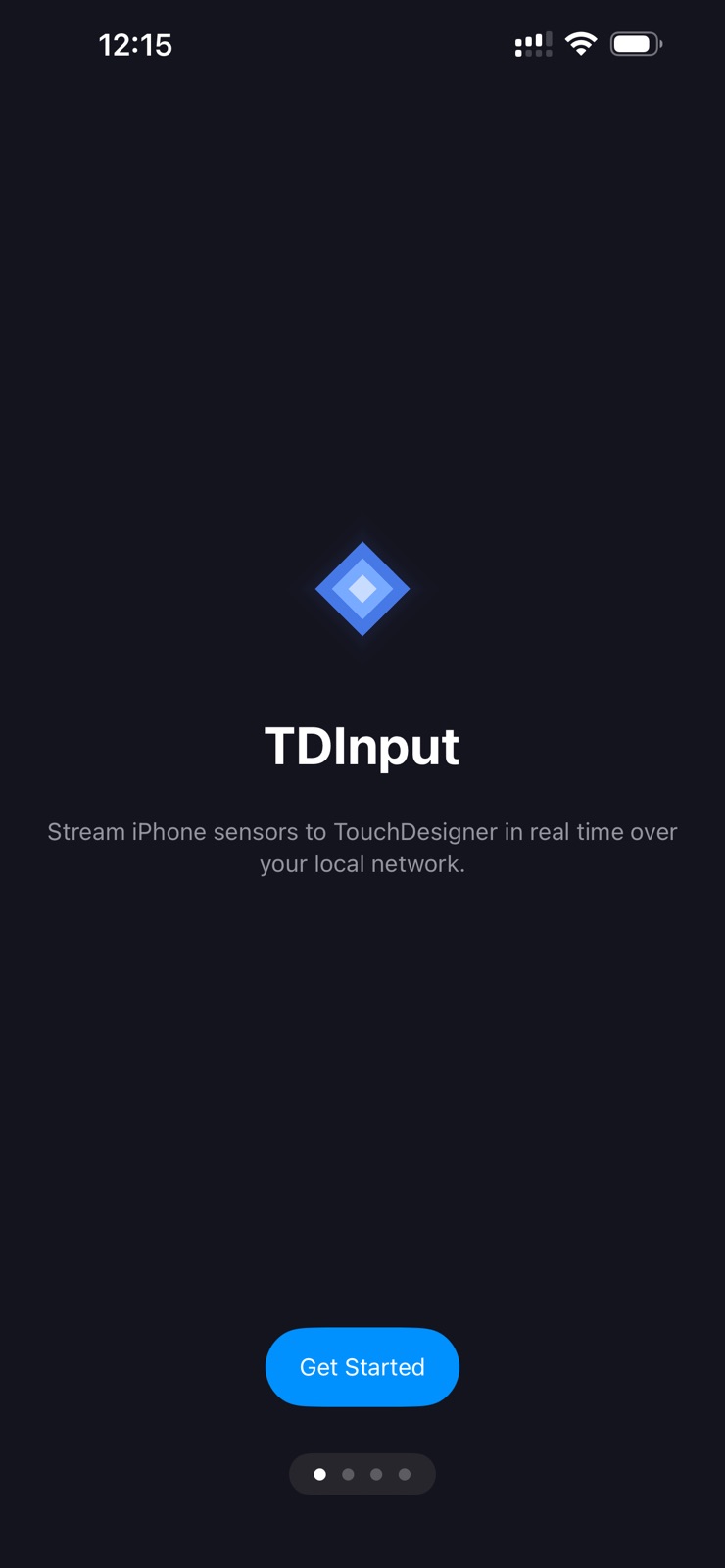 TDInput iphone screenshot 1