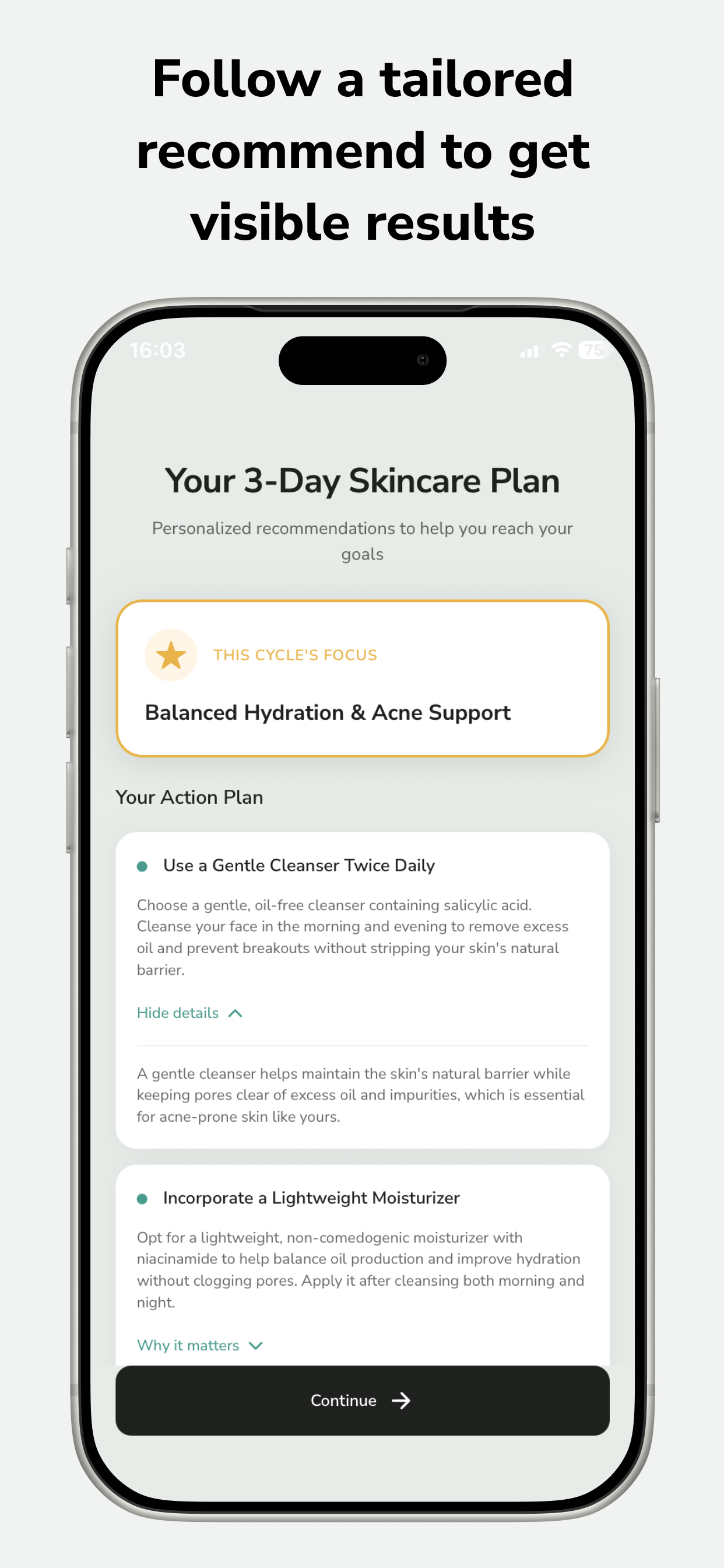 AI Skin Care Scanner: Suitone screenshot 2
