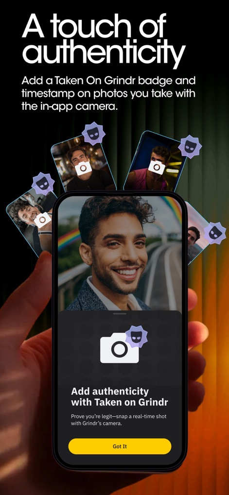 Grindr - Gay Dating & Chat - Verify Profile Authenticity