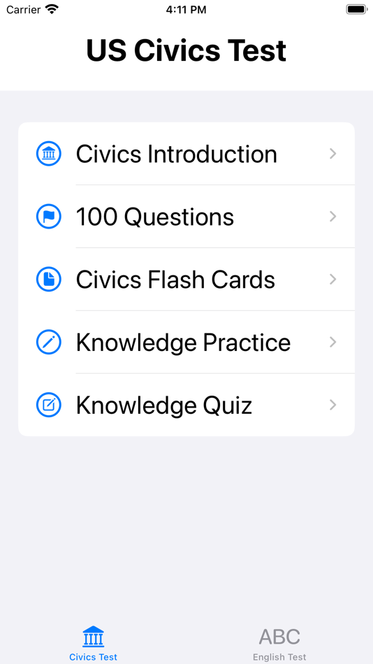 #9. US Civics Test Practice (iOS) 由: 俊柯 杨