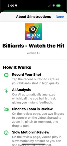 Billiards: Watch The Hit screenshot