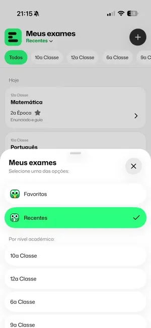 Exames Moçambique screenshot 1