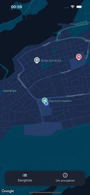 Musikkvandring screenshot 1