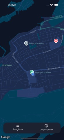 Musikkvandring screenshot