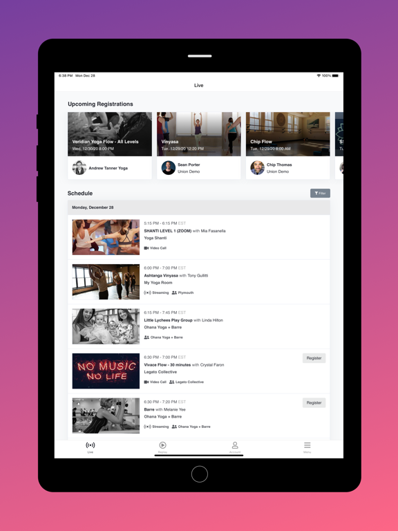 Screenshot #4 pour Union - Fitness and Wellness