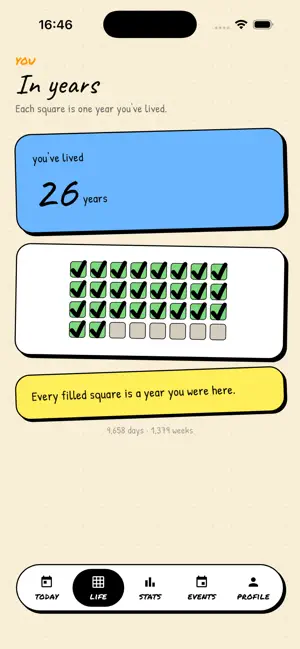 Still: Days Lived & Check-in screenshot 2