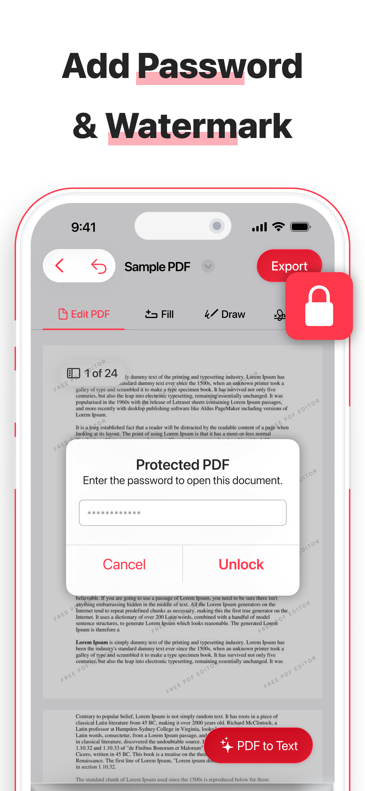 Free PDF Editor, Converter App screenshot 7