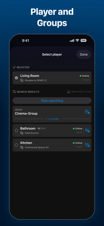 Screenshot 5 von 6 zu BluRemote - BluOS Controller