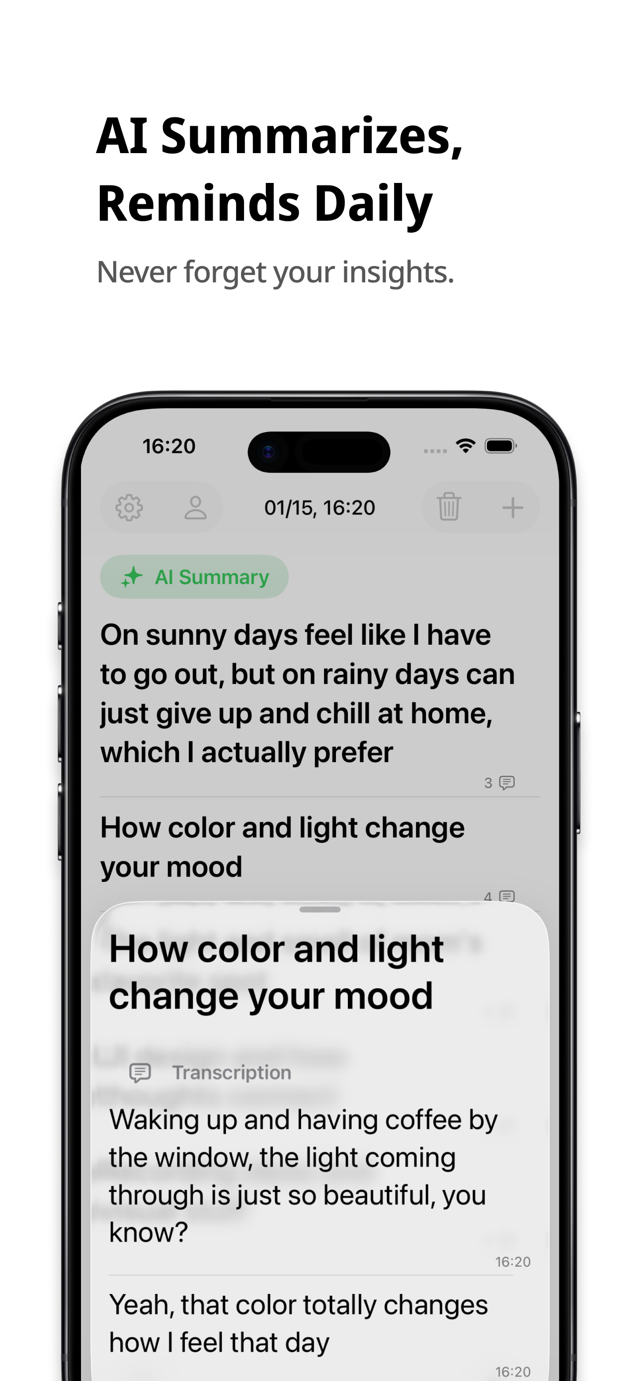 Brainwave - Voice Journal screenshot 5