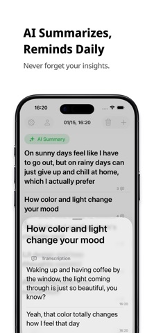 Brainwave - Voice Journal screenshot