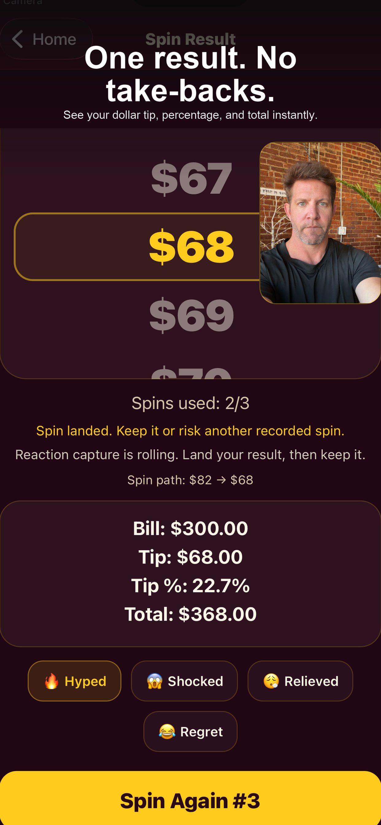 Tip Roulette: Spin to Tip