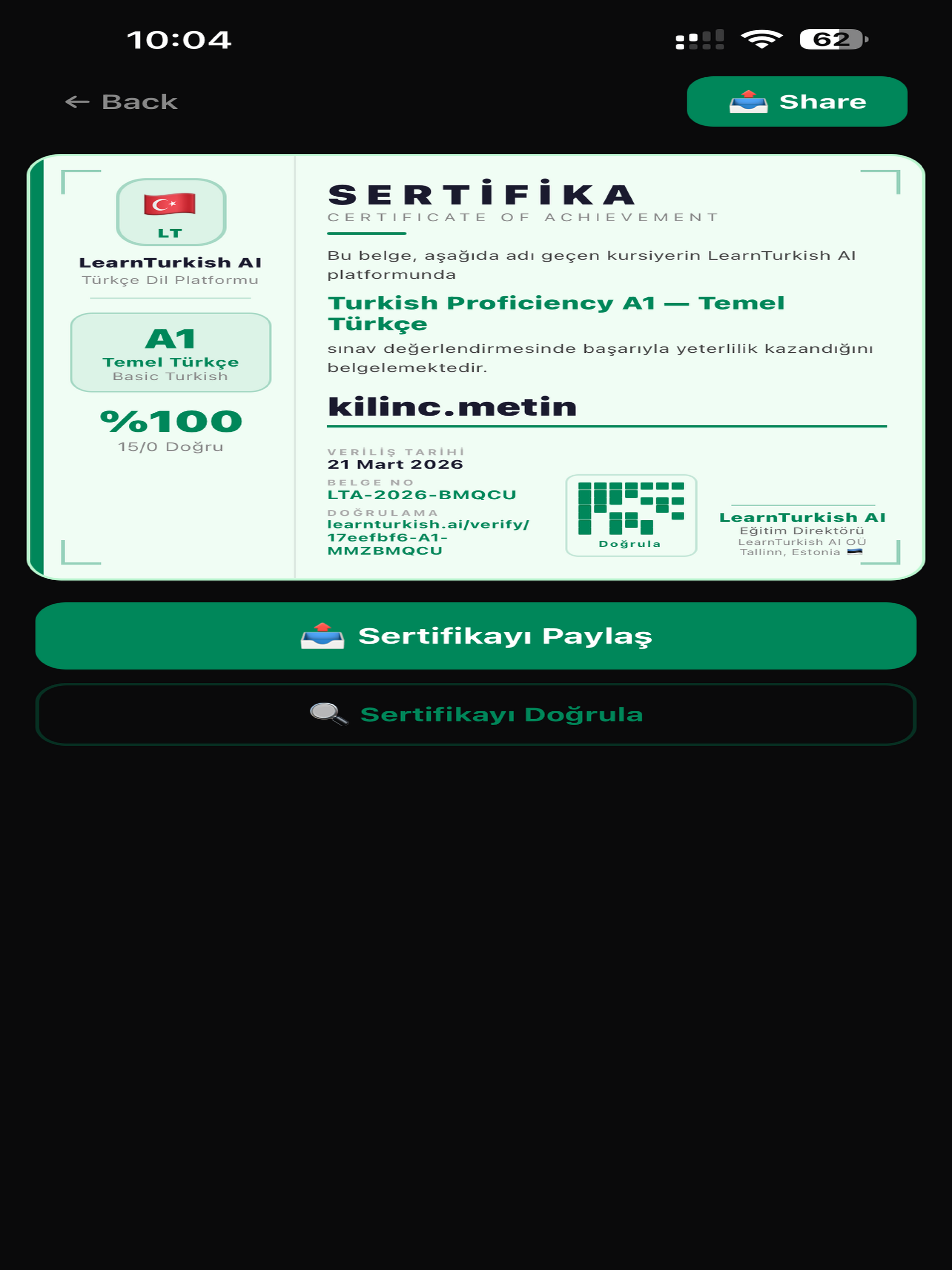 LearnTurkish AI
