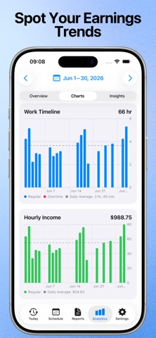 WorkHourly: Work Hours Tracker Screenshot 8 of 10