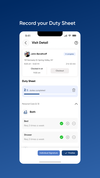 HCM Caregiver Connect Screenshot