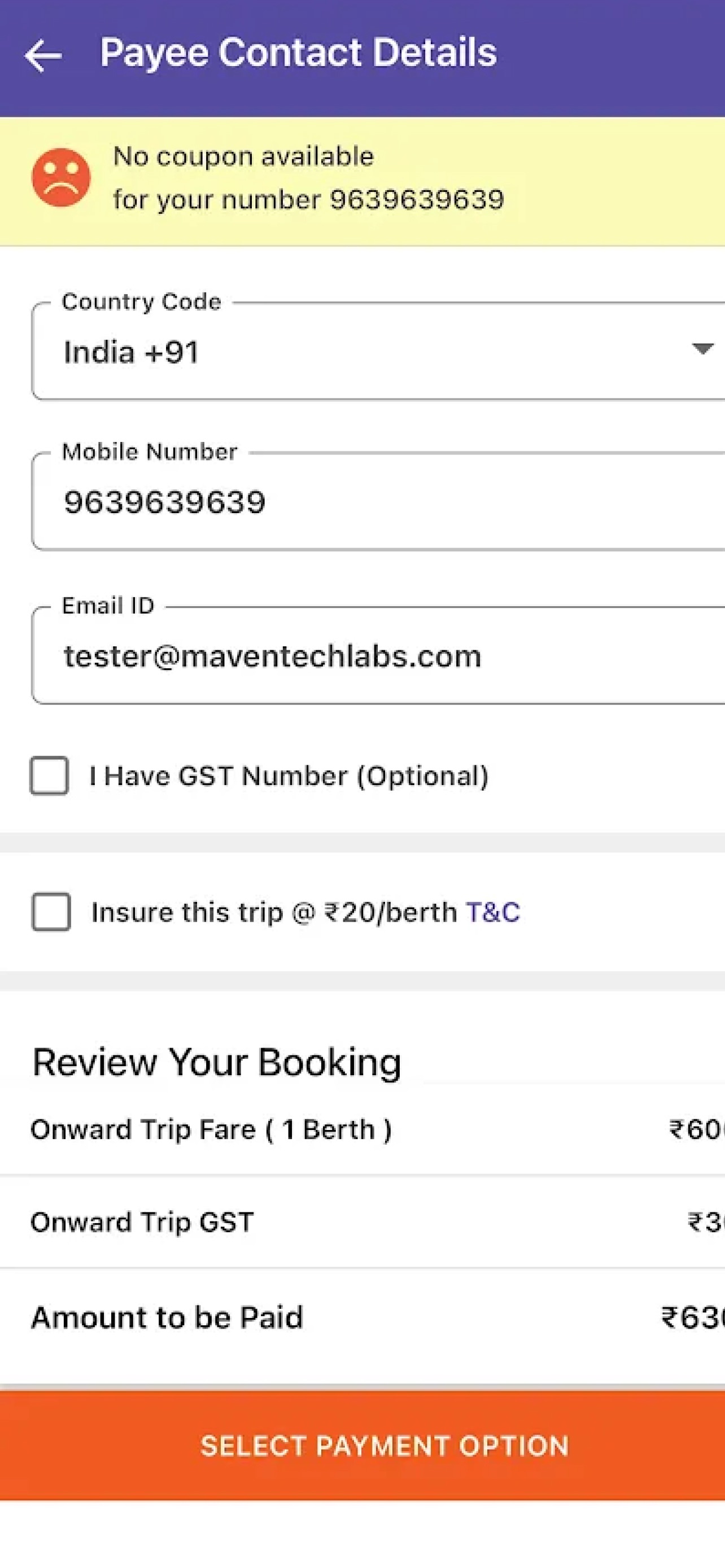Screenshot 9 of Samrat Travels Nanded