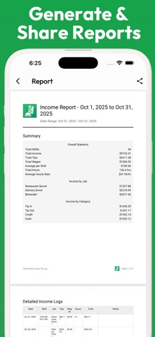 Tip Tracker & Log Screenshot 7 of 9