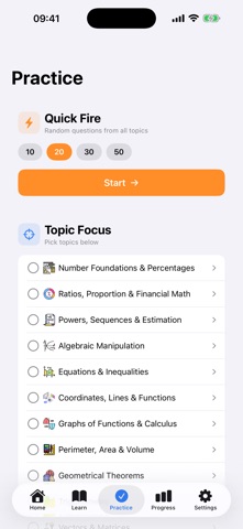 IGCSE Past Papers & Quizzes iPhone screenshot