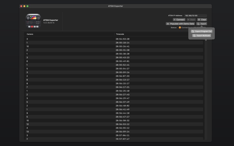 App screenshot