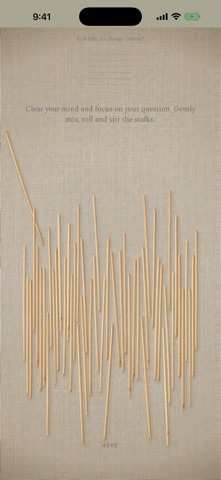 I Ching: Fifty Stalks app screenshot