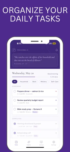 Proverbs 31: Daily Organizer screenshot 2
