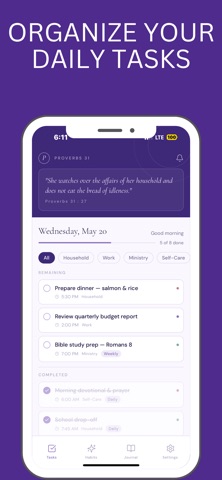 Proverbs 31: Daily Organizer iPhone screenshot