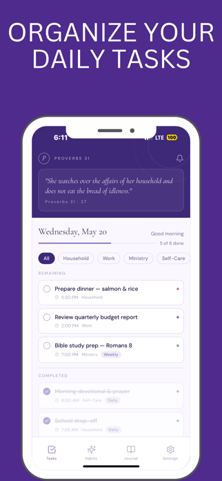 Proverbs 31: Daily Organizer Screenshot 2 of 8