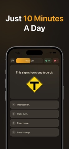Texas DPS Practice Prep Test iPhone screenshot