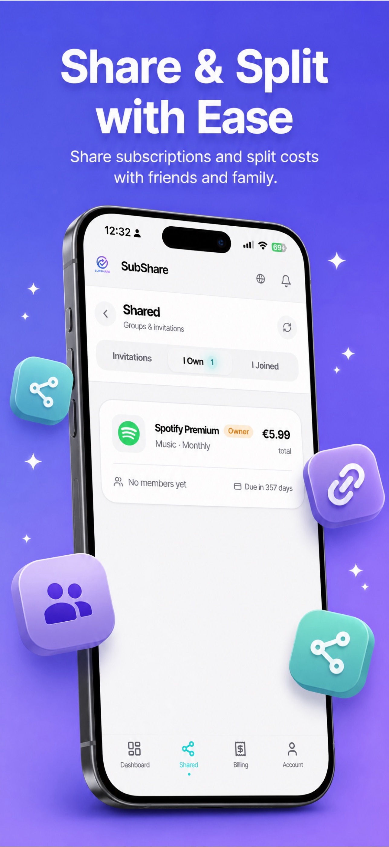 Screenshot 5 of SubShare: Subscription Manager