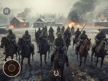 WW2 Supply Horse Convoy 3D iPad screenshot