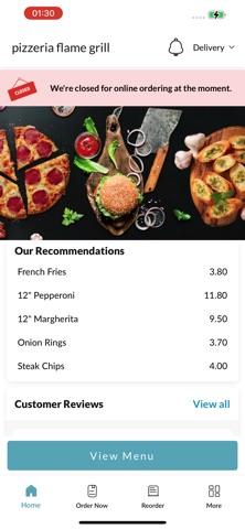 Pizzeria Flame Grill Screenshot 2 of 5