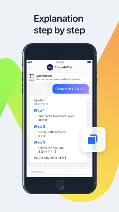 Whiz: Homework, Math AI Helper Screenshot