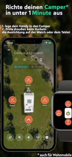 Screenshot von Camping Assistant: Ausrichten auf dem iPhone 1