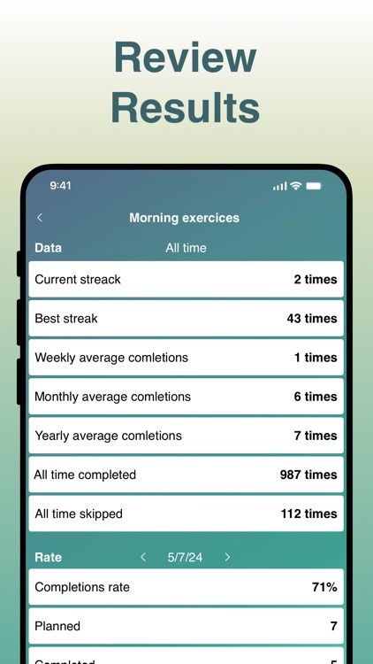 Agile Habit - Goal Tracker