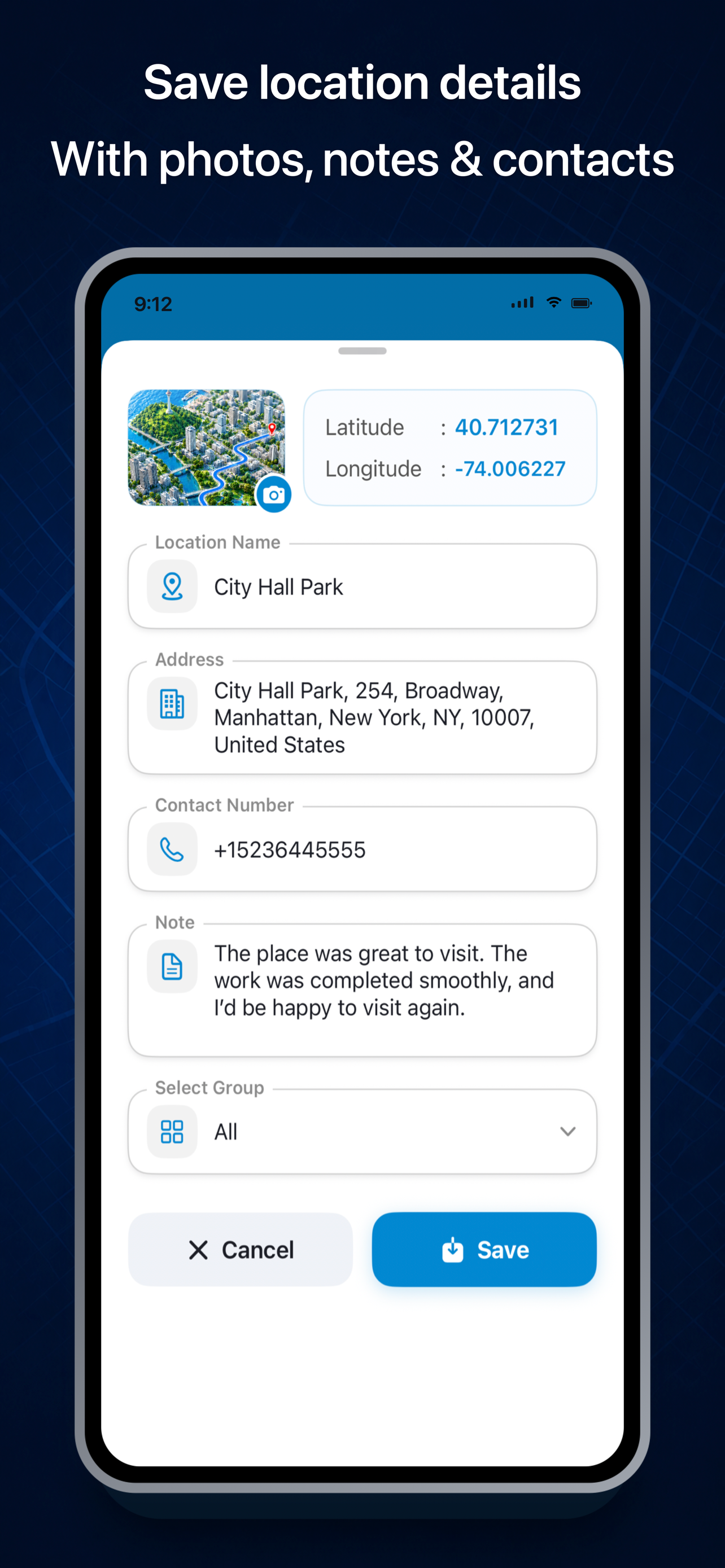 Save Location GPS screenshot 4