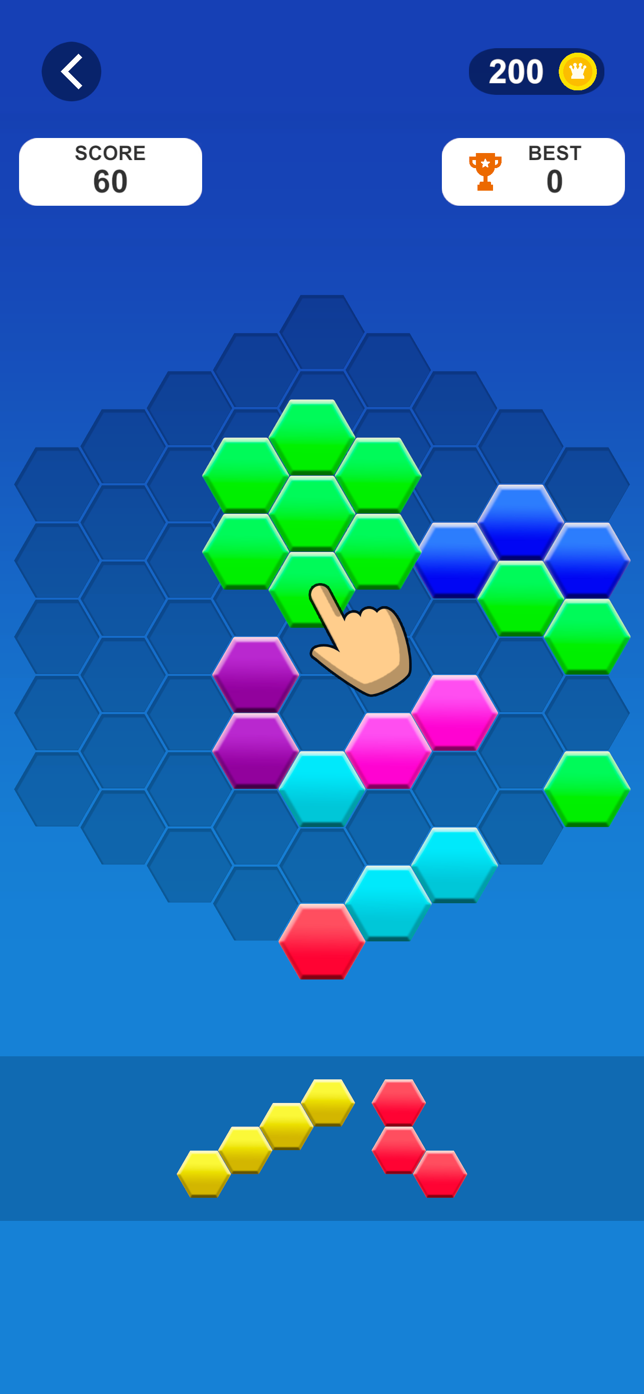 Hex Merge Lines - Block Puzzle