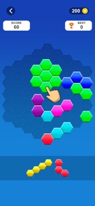 Hex Merge Lines - Block Puzzle screenshot #1 for iPhone