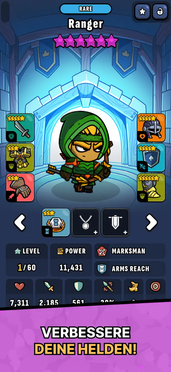 Heroes & Dragons: Tactical RPG Hack screenshot 2 - iOS game interface