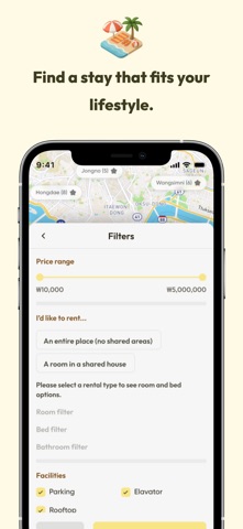 Enkostay: deposit-free rentals iPhone screenshot