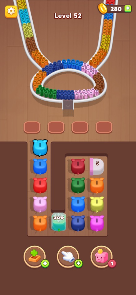 #4. Coin Stack Piggy Puzzle (iOS) By: HAPIGA VIET NAM COMPANY LIMITED