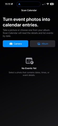 Scan Calendar screenshot