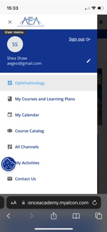Alcon Experience Academy screenshot