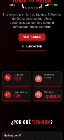 Titanium Gym Iquique screenshot