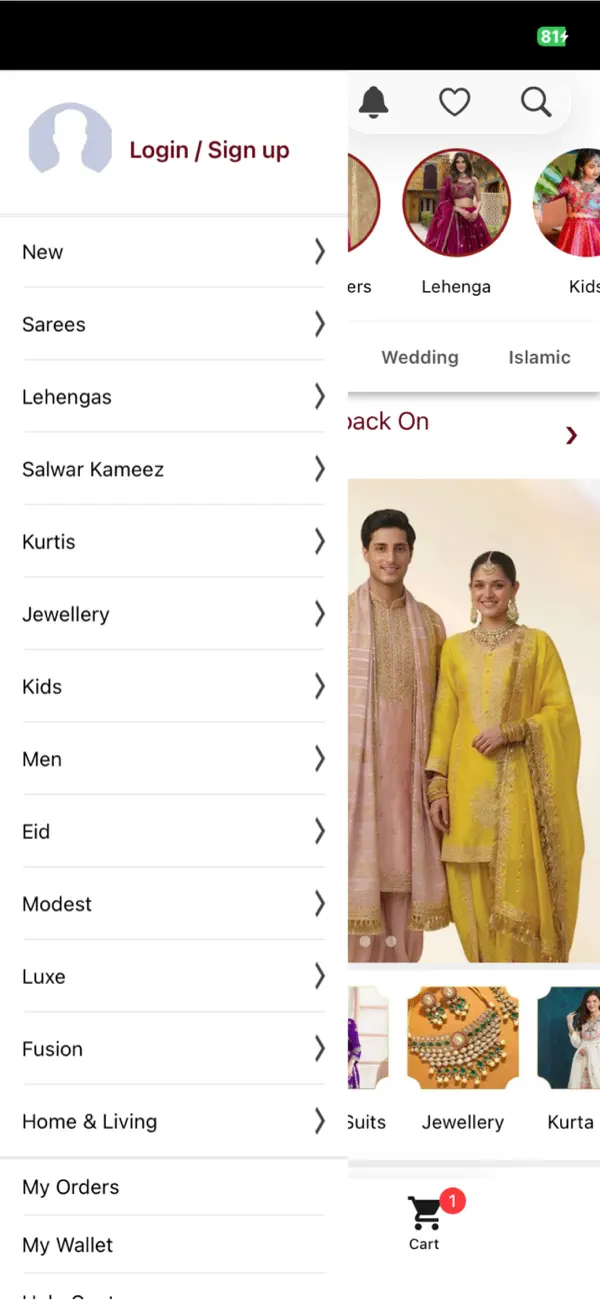 Screenshot #3 pour MIRRAW - Online Shopping App
