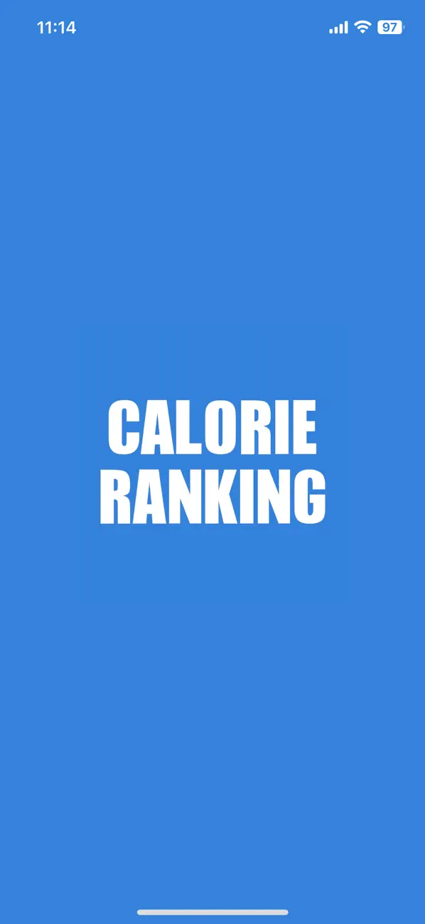 Screenshot #1 pour CalorieRanking