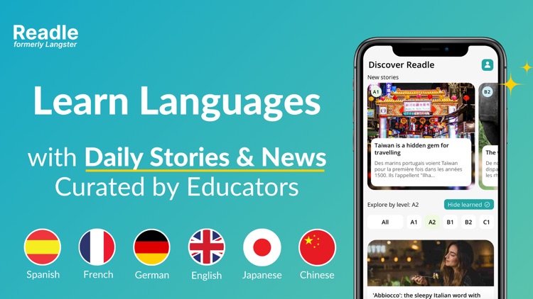 Readle: Learn Languages Daily