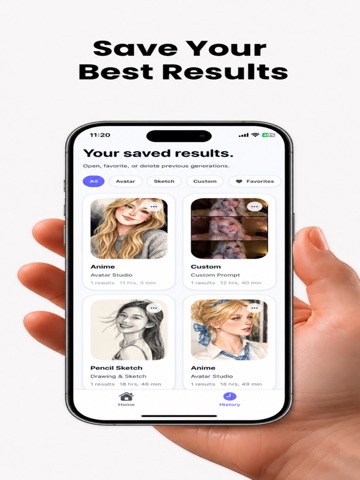 ArtMorph - AI Photo Editor iPad screenshot