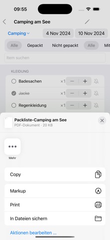 Packtastisch screenshot